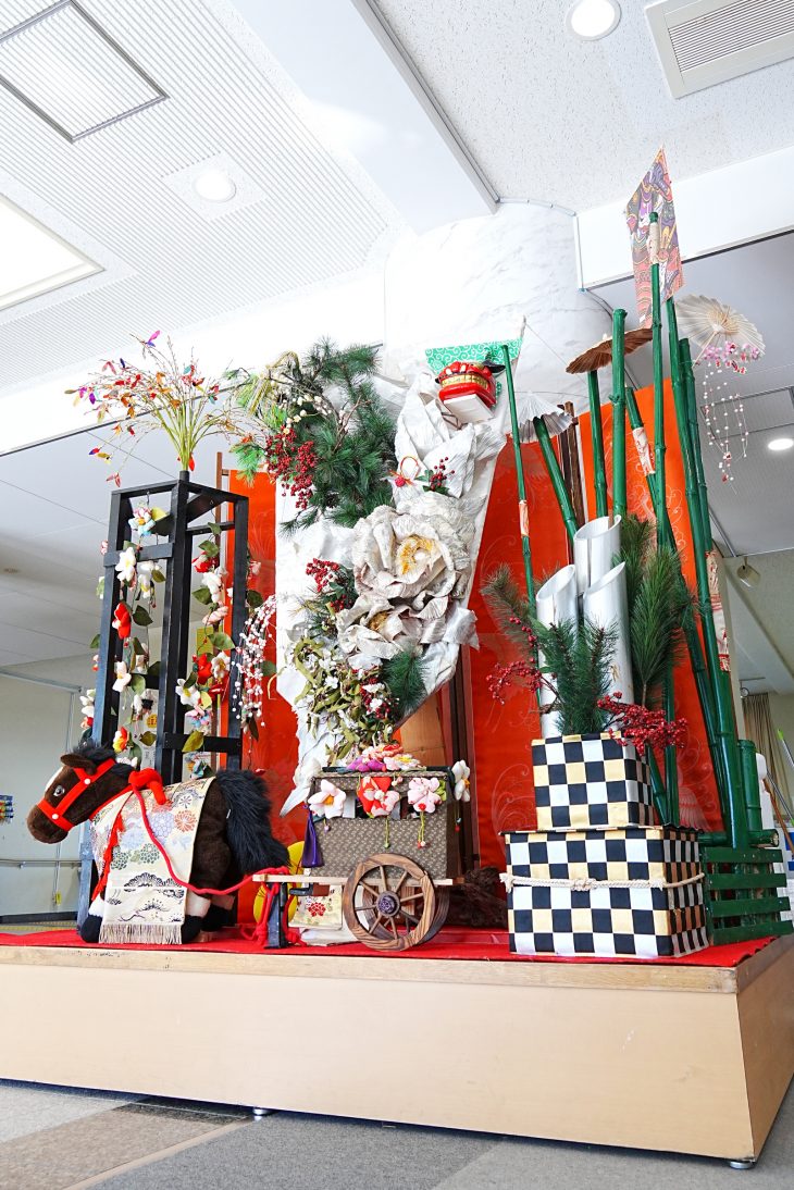 ロビー展示 正月飾り2026